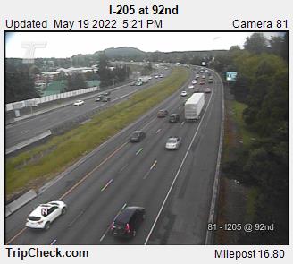 I-205 at 92nd (220) - Oregon