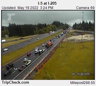 I-5 at I-205 (139) - Oregon
