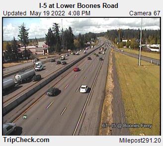 I-5 at Lower Boones Road (138) - Oregon