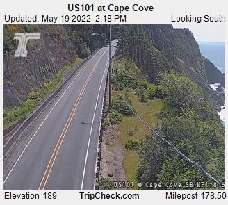 US101 at Cape Cove (254) - Oregon
