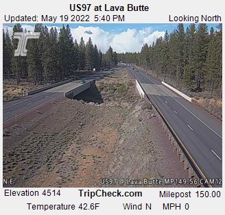 US97 at Lava Butte (197) - Oregon