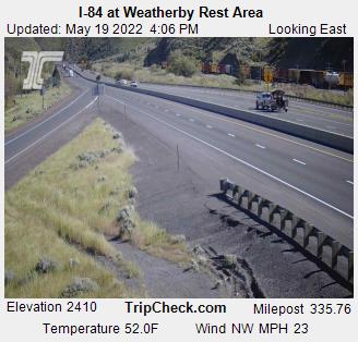 I-84 at Weatherby Rest Area (210) - Oregon