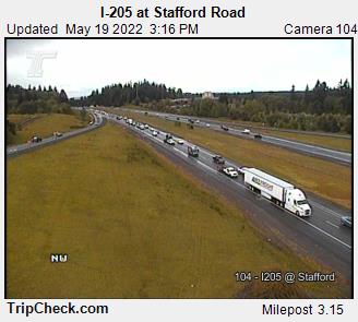 I-205 at Stafford Road (291) - Oregon