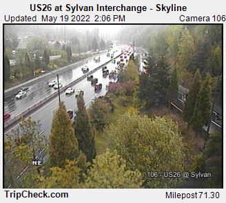 US26 at Sylvan Interchange - Skyline (294) - Oregon