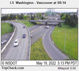 I-5 Washington - Vancouver at SR-14 (311) - Oregon
