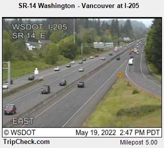 SR-14 Washington - Vancouver at I-205 (312) - USA