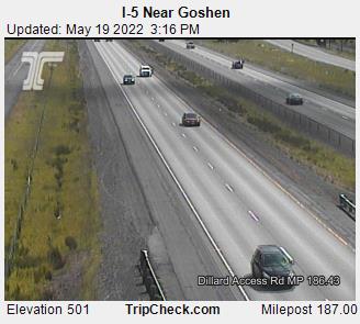 I-5 Near Goshen (363) - USA