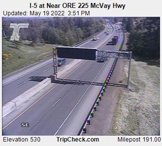 I-5 at Near ORE 225 McVay Hwy (364) - Oregon