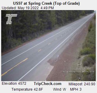 US97 at Spring Creek (Top of Grade) (405) - USA