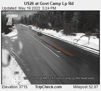 US26 at Govt Camp Lp Rd (418) - USA