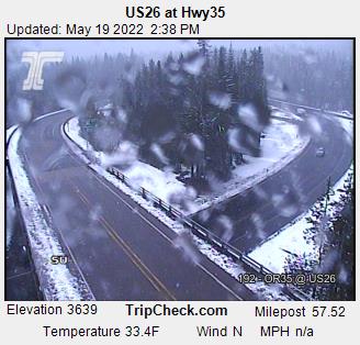 US26 at Hwy35 (435) - Oregon