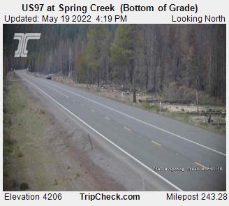 US97 at Spring Creek (Bottom of Grade) (439) - USA