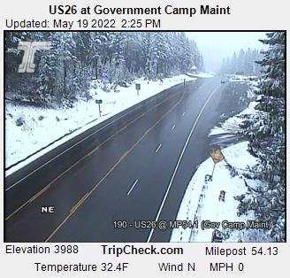 US26 at Government Camp Maint (440) - Oregon