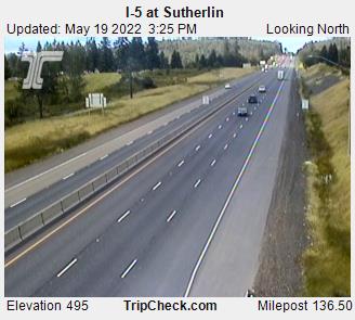 I-5 at Sutherlin (458) - Oregon