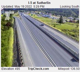 I-5 at Sutherlin (459) - Oregon