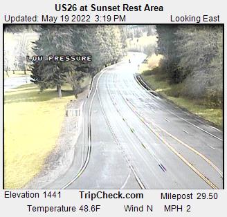 US26 at Sunset Rest Area (462) - Oregon