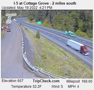 I-5 at Cottage Grove - 2 miles south (490) - Oregon