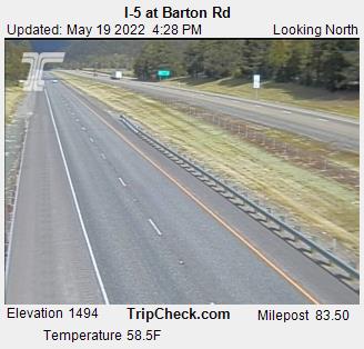 I-5 at Barton Rd (491) - Oregon