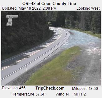 ORE42 at Coos County Line (516) - Oregon