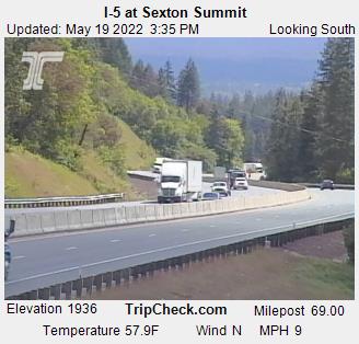 I-5 at Sexton Summit (523) - Oregon