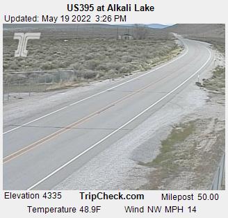 US395 at Alkali Lake (532) - USA