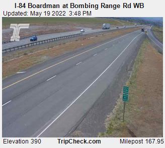 I-84 Boardman at Bombing Range Rd WB (537) - USA