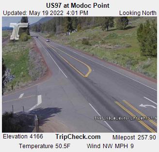 US97 at Modoc Point (570) - Oregon