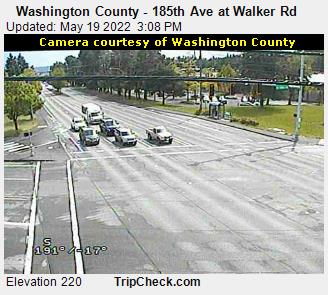 Washington County - 185th Ave at Walker Rd (606) - Oregon
