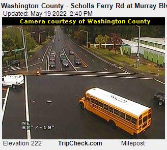 Washington County - Scholls Ferry Rd at Murray Blvd (617) - Oregon