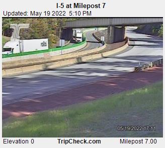 I-5 at Milepost 7 (635) - Oregon