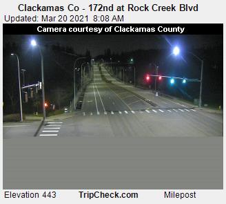 Clackamas Co - 172nd at Rock Creek Blvd (653) - Oregon