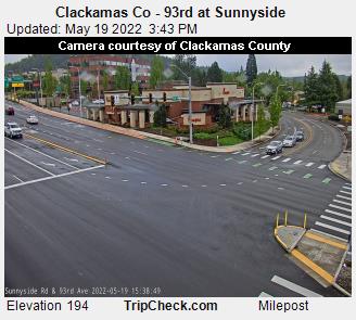 Clackamas Co - 93rd at Sunnyside (644) - Oregon
