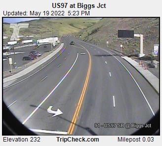 US97 at Biggs Jct (660) - Oregon