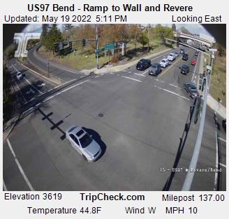US97 Bend - Ramp to Wall and Revere (717) - USA