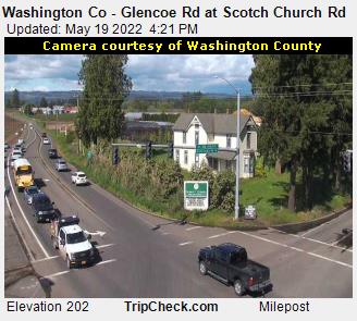 Washington Co - Glencoe Rd at Scotch Church Rd (782) - Oregon