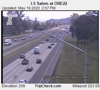 I-5 Salem at ORE22 (792) - Oregon