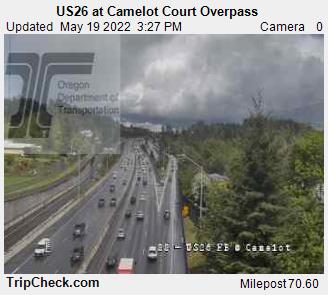 US26 at Camelot Court Overpass (793) - Oregon