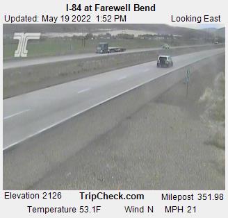 I-84 at Farewell Bend (803) - USA