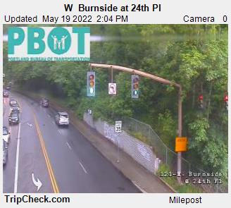 W Burnside at 24th Pl (809) - Oregon