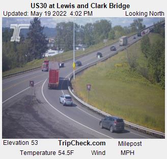 US30 at Lewis and Clark Bridge (835) - Oregon