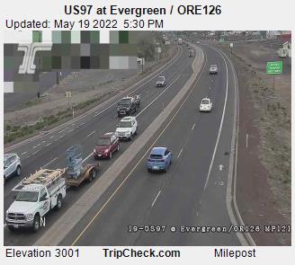 US97 at Evergreen / ORE126 (848) - Oregon
