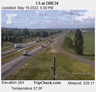 I-5 at ORE34 (857) - Oregon