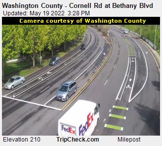 Washington County - Cornell Rd at Bethany Blvd (870) - Oregon