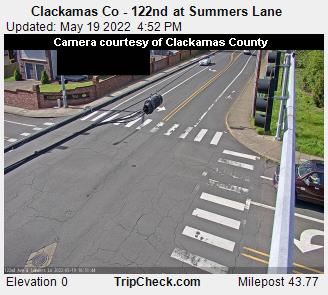 Clackamas Co - 122nd at Summers Lane (885) - Oregon