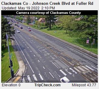 Clackamas Co - Johnson Creek Blvd at Fuller Rd (886) - Oregon