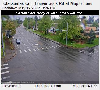 Clackamas Co - Beavercreek Rd at Maple Lane (888) - Oregon
