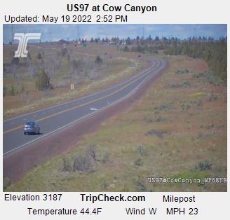 US97 at Cow Canyon (896) - Oregon