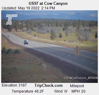 US97 at Cow Canyon (897) - Oregon