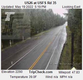 US26 at USFS Rd 35 (907) - Oregon