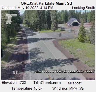 ORE35 at Parkdale Maint SB (911) - Oregon